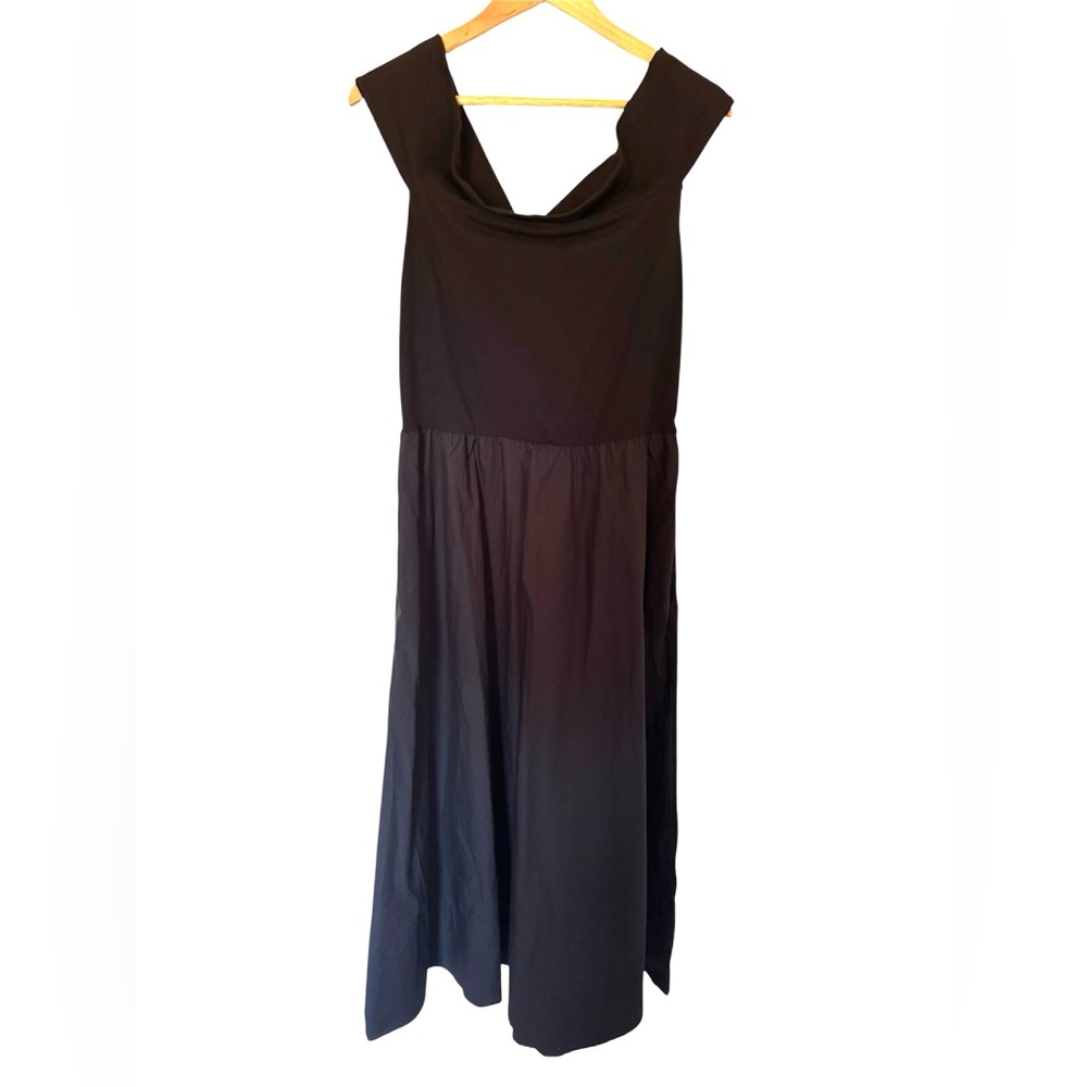 NWOT GAP Black Off The Shoulder Maxi Dress, Size L
